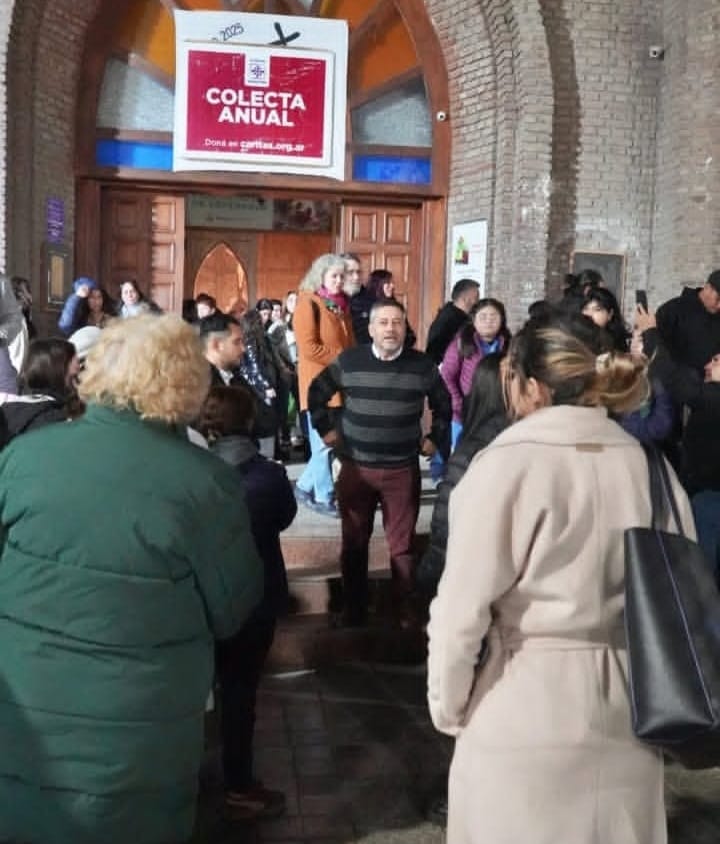 Misa solidaria por los damnificados de la Cooperativa 127 Hectáreas