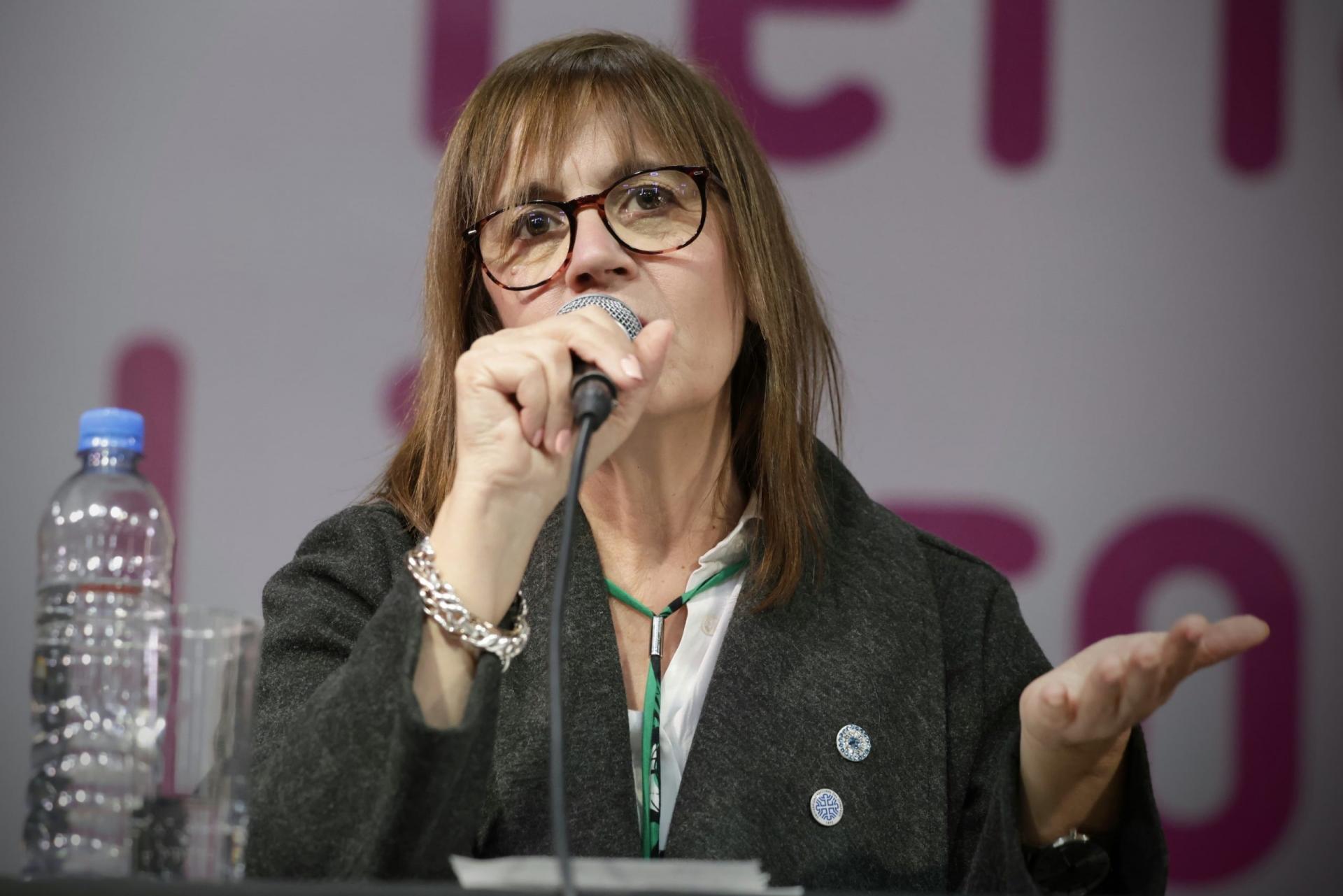 Retrato de la rectora de la UNCo, Beatriz Gentile.