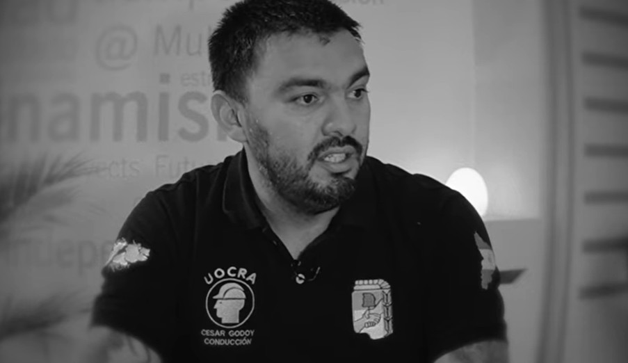 César Godoy, referente de UOCRA y el peronismo de Rincón de los Sauces.