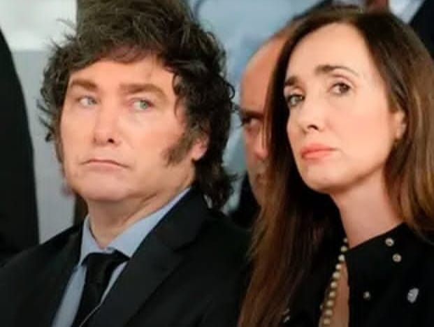 El Presidente Javier Milei y la Vicepresidenta Victoria Villarruel.