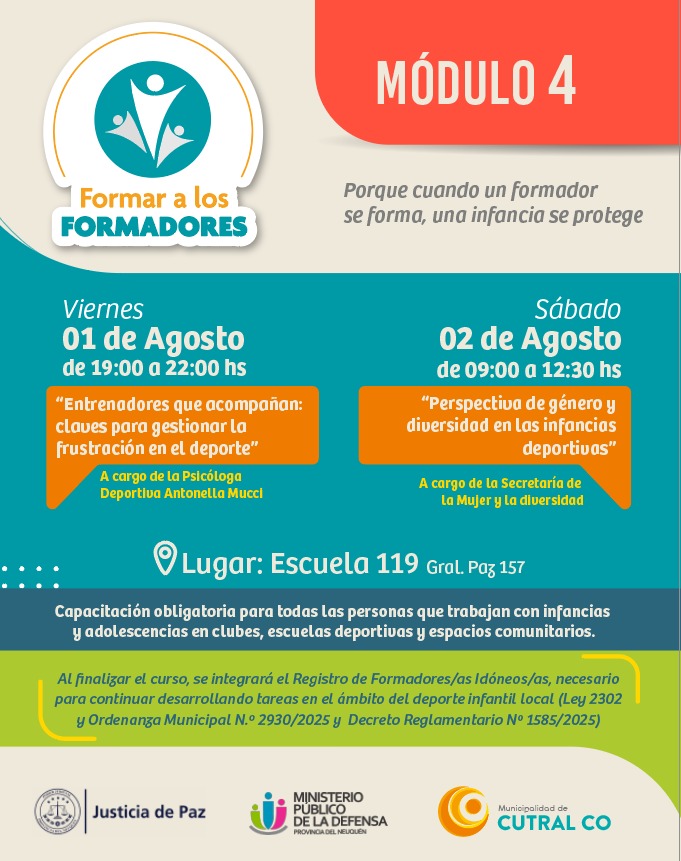 Flayer informativo formador de fomadores