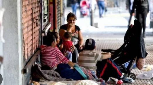 Imagen sencible situación de pobreza