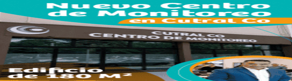Publicidad del nuevo Centro de Monitoreo de Cutral Co