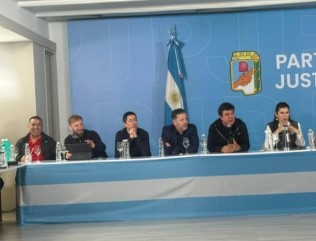 Ramón Rioseco en reunión de intendentes